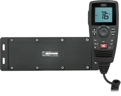GME BLACK BOX VHF MARINE RADIO - BLACK