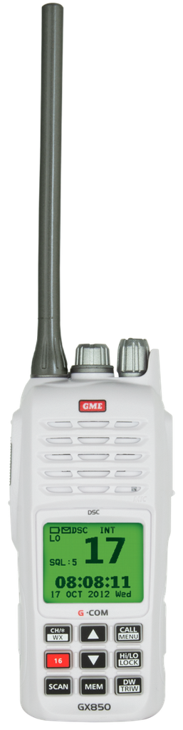 5/1 Watt DSC VHF Handheld Marine Radio with GPS integrated - Float & Flash