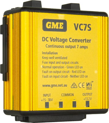 GME 7 Amp Switch Mode DC Voltage Converter 24v/12v
