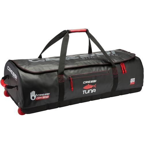 BAGS AND BACKPACKS Cressi TUNA WHEEL BAG BLACK/RED 120LT