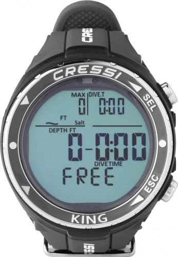 COMPUTER WATCHES Cressi KING WATCH COMPUTER BLACK