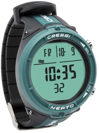 Nepto Computer Watch -Freediving computer watch Cressi NEPTO WATCH COMPUTER GREEN