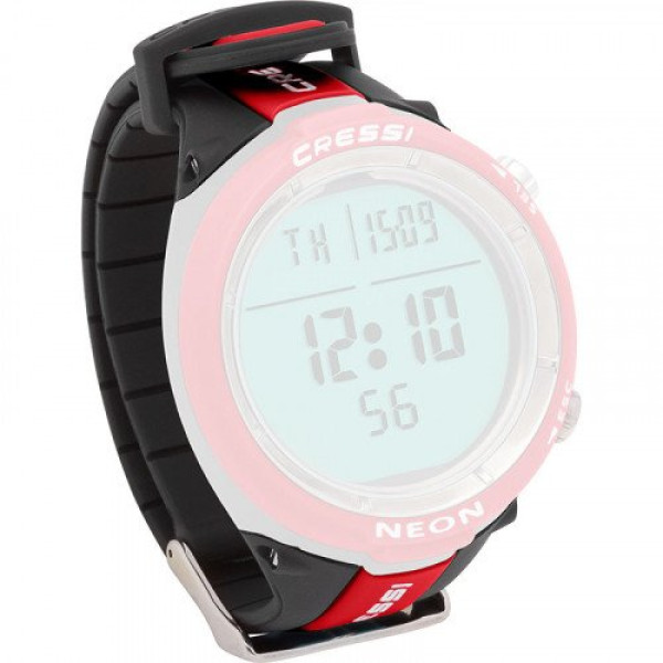 COMPUTER WATCHES ACCESSORIES Cressi NEON WATCHBAND BLACK/RED