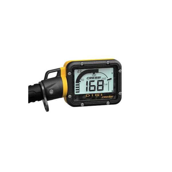 CONSOLES Cressi DIGI DIGITAL PRESSURE GAUGE YELLOW BAR