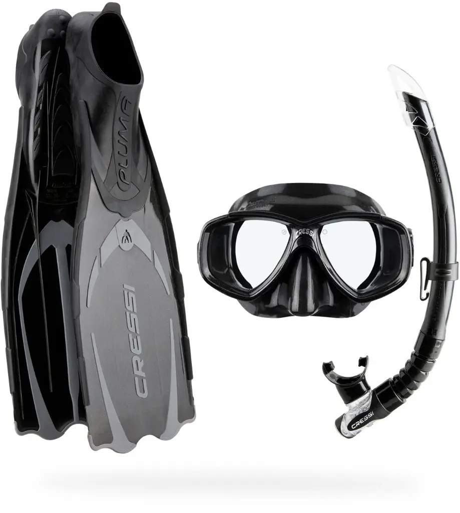 PLUMA BAG SET BLACK 41/42 (7/8) - Cressi