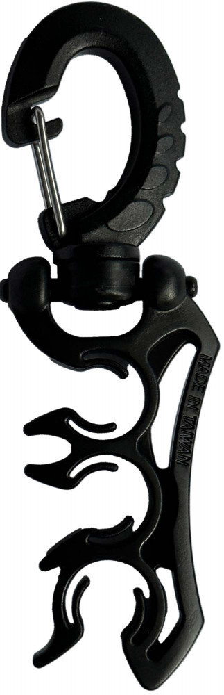 DIVING BCD ACCESSORIES Cressi HOSE HOLDER CLIP 3 BLACK