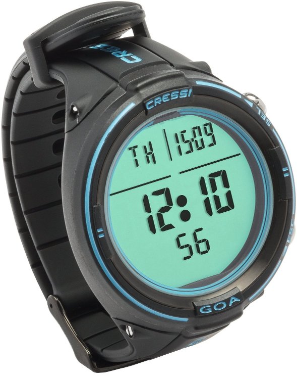 GOA WATCH COMPUTER BLACK/BLUE - Cressi