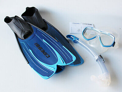 DIVING FINS Cressi AGUA + ONDA + MEXICO SET BLUE 37/38