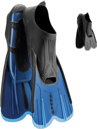 DIVING FINS Cressi AGUA SHORT FINS BLUE 45/46 (10/11)