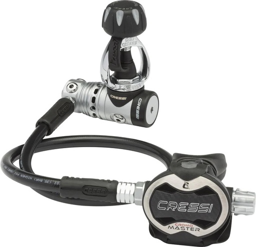 DIVING REGULATOR, FIRST AND SECOND STAGE Cressi AC25m MASTER CHROME REGULATOR INT