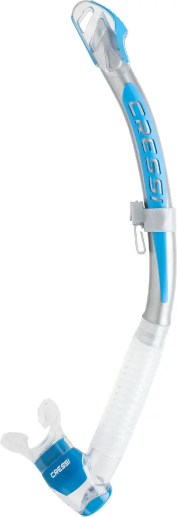 CORFU SNORKEL SIL. CLEAR/TUBE SILVER AZURE - Cressi