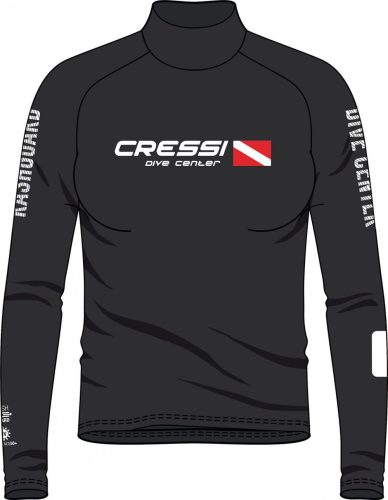 DIVING WET SUIT Cressi DIVE CENTER LADY RASH GUARD LONG/SL BLACK XL/5 (44)