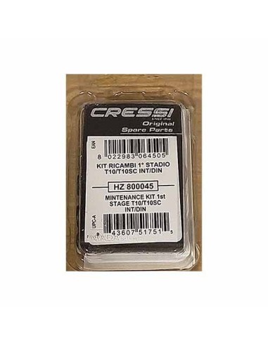 MAINTENANCE KIT 1st STAGE T10/T10SC CROMO INT/DIN - Cressi