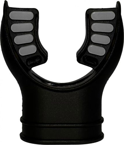 SILICONE MOUTHPIECE 2 TONE BLACK/GREY