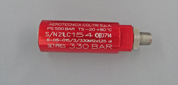 COMPLETE SAFETY VALVE 330 BAR