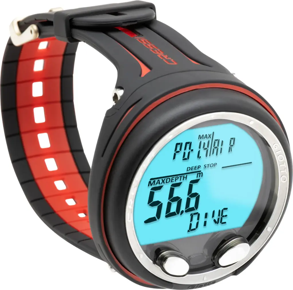 GIOTTO DIVING COMPUTER BLACK/RED - Cressi