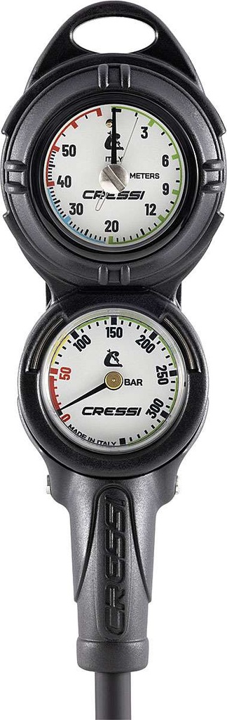 CONSOLE PD2 PRESSURE+DEPTH GAUGE VALE 300 C WHITE M/BAR