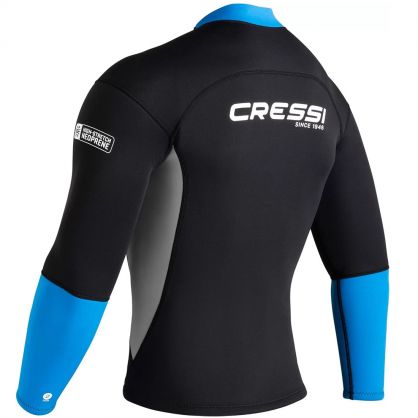GUARDIAN MAN NEOPRENE JACKET BLACK/BLUE 2mm M/3 - Cressi