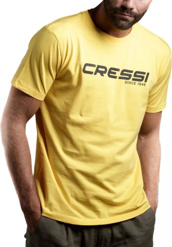 CRESSI T-SHIRT MAN YELLOW/BLACK M