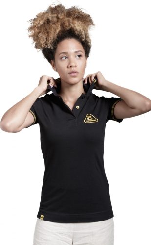 CRESSI POLO LADY BLACK/YELLOW S