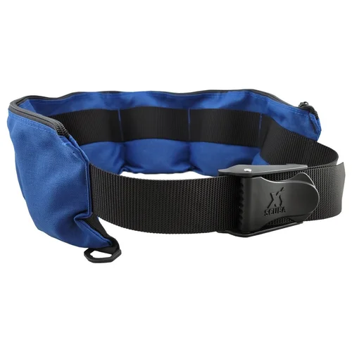 SOFT WEIGHT DIVING BELT 7 POCKET BLACK.
