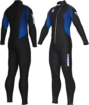 MUTA VELVET MONOPEZZO UOMO FD-ZIP NERO/BLU 3mm 2XL/6