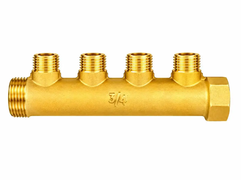 MBC Marine MANIFOLD-4 - 4-way manifold inlet 1x3/4” outlet 4x1/2”