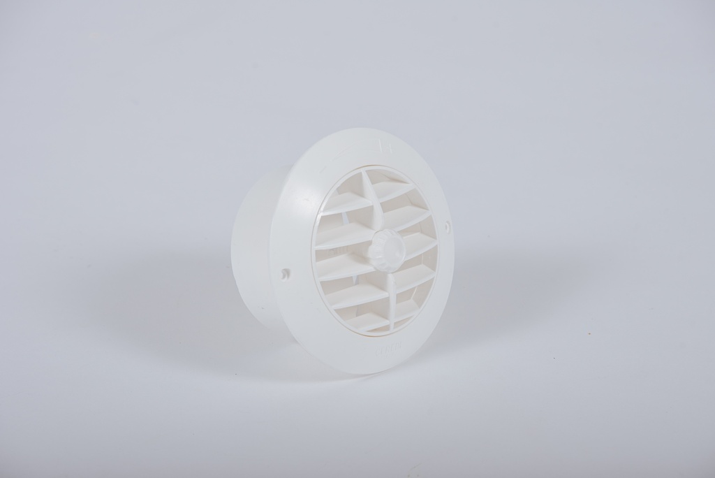MBC Marine PSAGB-R-100 - Black plastic round supply air grille 100mm