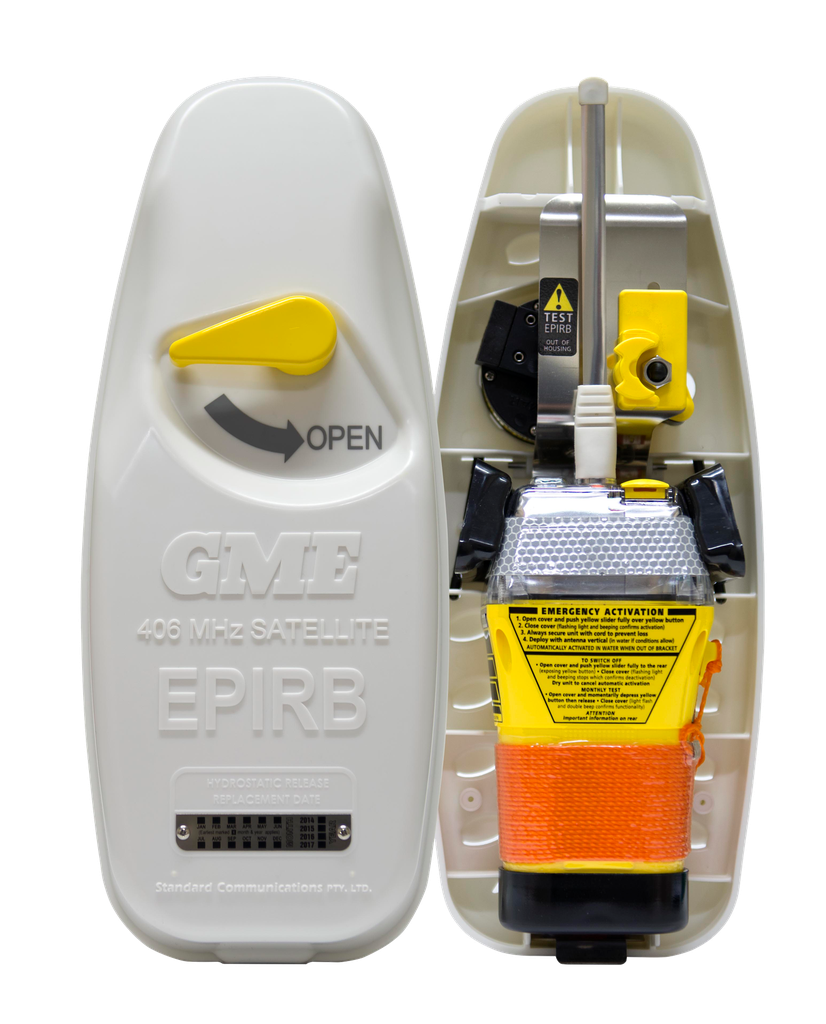 406MHz GPS EPIRB - with AUTO release hydrostatic System (float free)