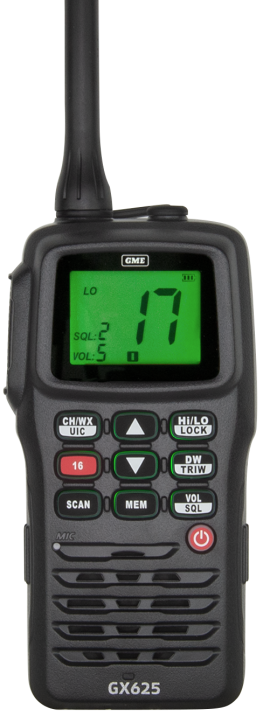 GME VHF Handheld Marine Radio
