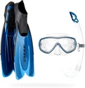 DIVING FINS Cressi AGUA + ONDA + MEXICO SET BLUE 39/40