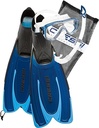 DIVING SNORKEL Cressi AGUA + ONDA + MEXICO SET BLUE 35/36