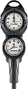 CONSOLE PD2 PRESSURE+DEPTH GAUGE VALE 300 C WHITE M/BAR