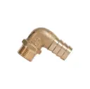 MBC Marine HCM-1219/90 - Brass 90 degree hose connector male 1/2” x 19